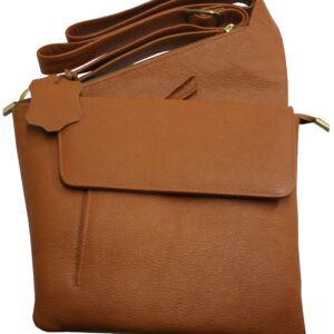 All leather Cross-body Bag