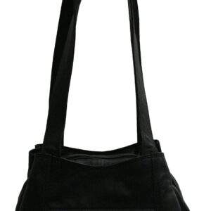 Leather Tulip shoulder bag