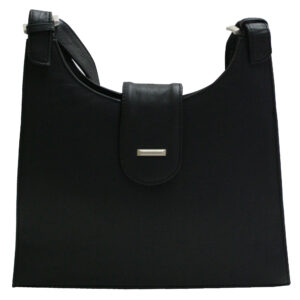 Leather shoulder bag