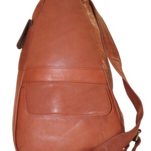 Leather cross-body bag
