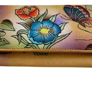 Daisy Flower Hand Painted Wallet