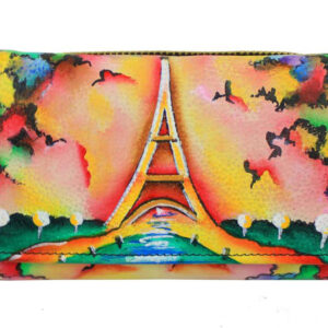 Paris Hand Painted Wallet