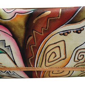 Whimsical Hand Painted Wallet