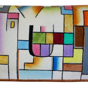 Abstract Hand Painted Wallet
