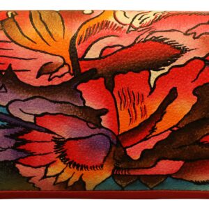 Alcoholic Hand Painted Wallet