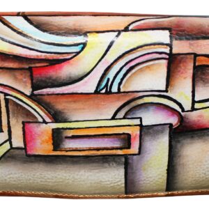Geometrical Hand Painted Wallet