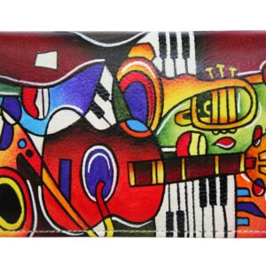 Guitar Hand Painted Wallet