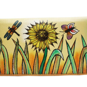 Sunflower Hand Painted Wallet