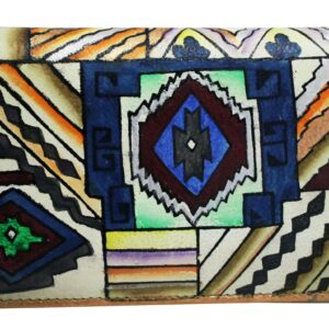 Southwestern Hand Painted Wallet
