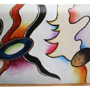 Waves Hand Painted Wallet