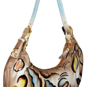 Slouch Hobo Hand Painted Hand Bag