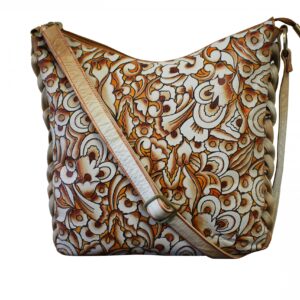 Mehndi Braided Hand Painted Hand Bag