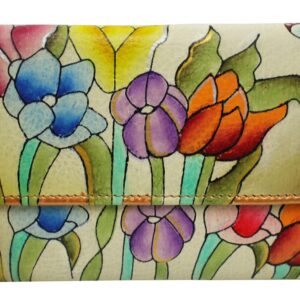 Flower Garden Hand Painted Wallet