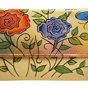Flower Hand painted Wallet