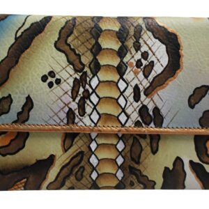 Leopard Hand Painted Wallet