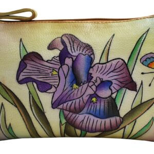 Iris Hand Painted Large Clutch