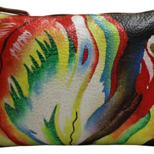 Wind Art Hand Painted Large Clutch