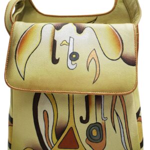 Abstract Hand Painted Mail Bag