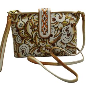 Mehndi Hand Painted Cross-body Shoulder Bag