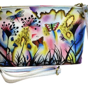 Butterfly Hand Painted Cross-body Shoulder Bag