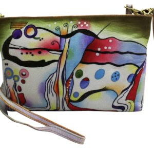 Bubbles Hand Painted Cross-body Shoulder Bag
