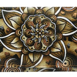 Zentangle Hand Painted Wallet