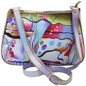 Bubbles Hand Painted Shoulder Bag