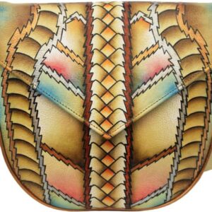 Aztec Hand Painted Crossbody Hand Bag