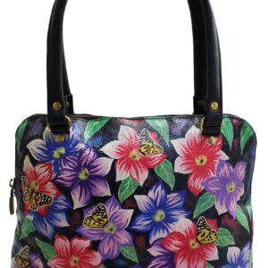 Butterfly Hand painted Hobo Satchel