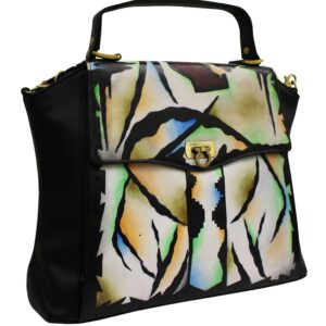Mylar Art Hand Painted Hand Bag