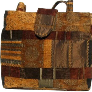 Tapestry Patch fabric tote