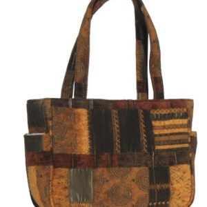 Tapestry Patch fabric tote