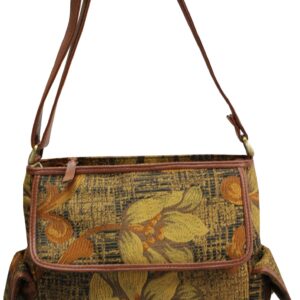 Brown Tapestry shoulder bag