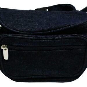 Blue Denim Large Fanny Pack