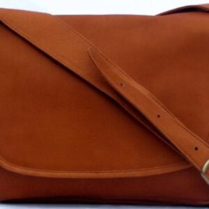 All Leather Multi-compartment Shoulder Bag