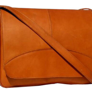 All Leather Flap Bag